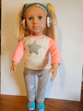 Our GENERATION 18"DOLL WITH 6PC OUTFIT